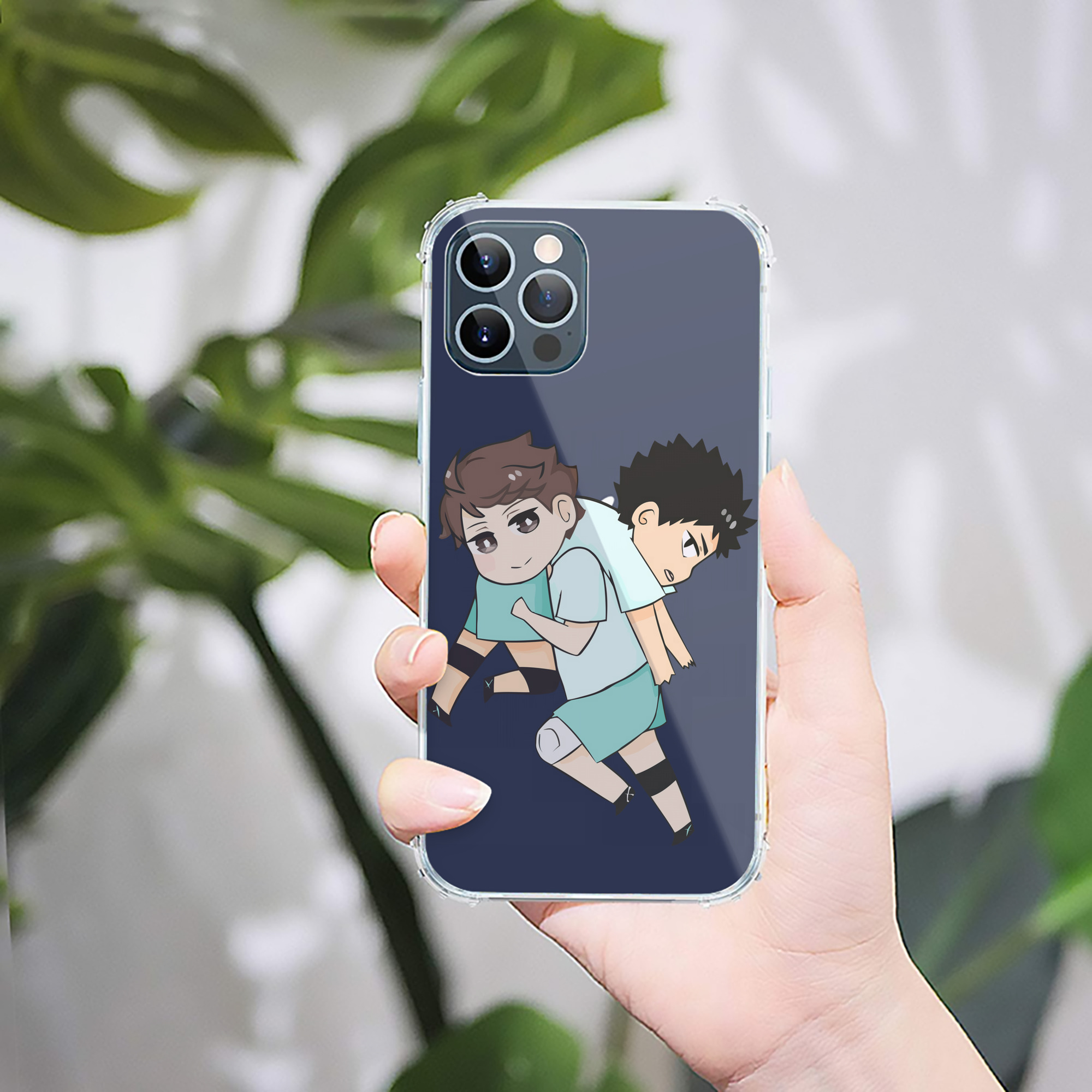 ハイキュー!! Haikyu!! 【iPhone 12シリーズ対応】透明スマホケース（クリアソフトケース）